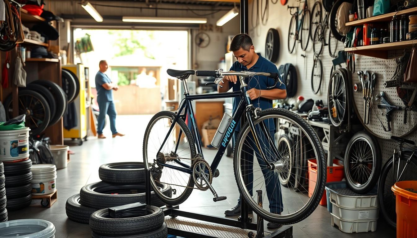 Clear Bicycle Service, Step by Step